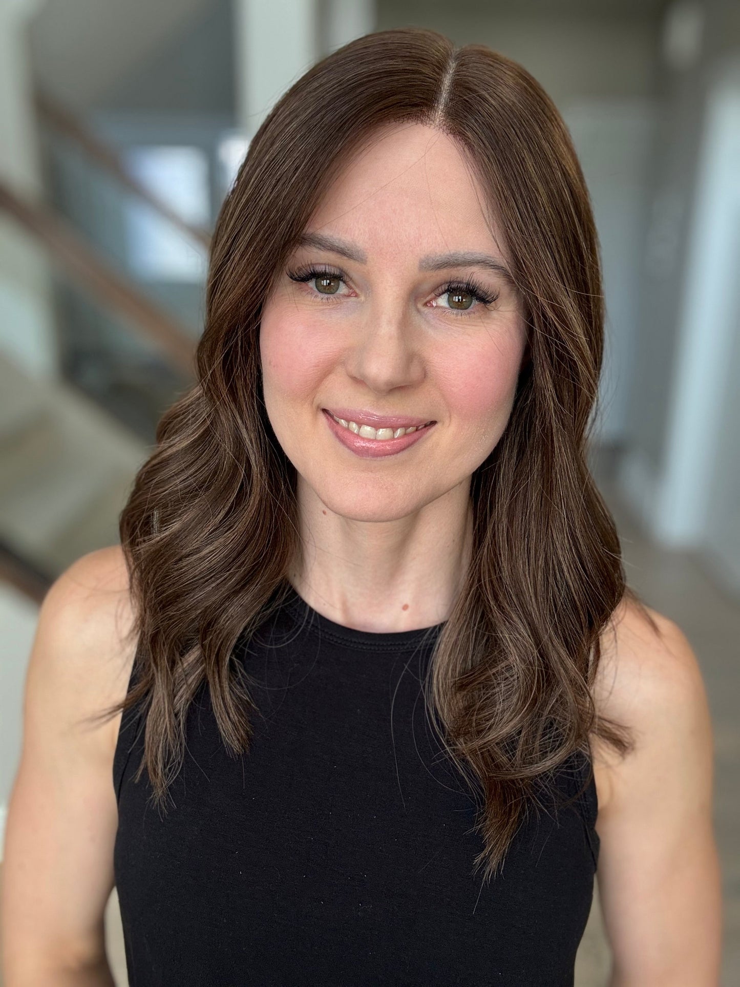 20" Mia Comfort Cap Lace Top Wig (XS) with added Bang Cut (FINAL SALE)