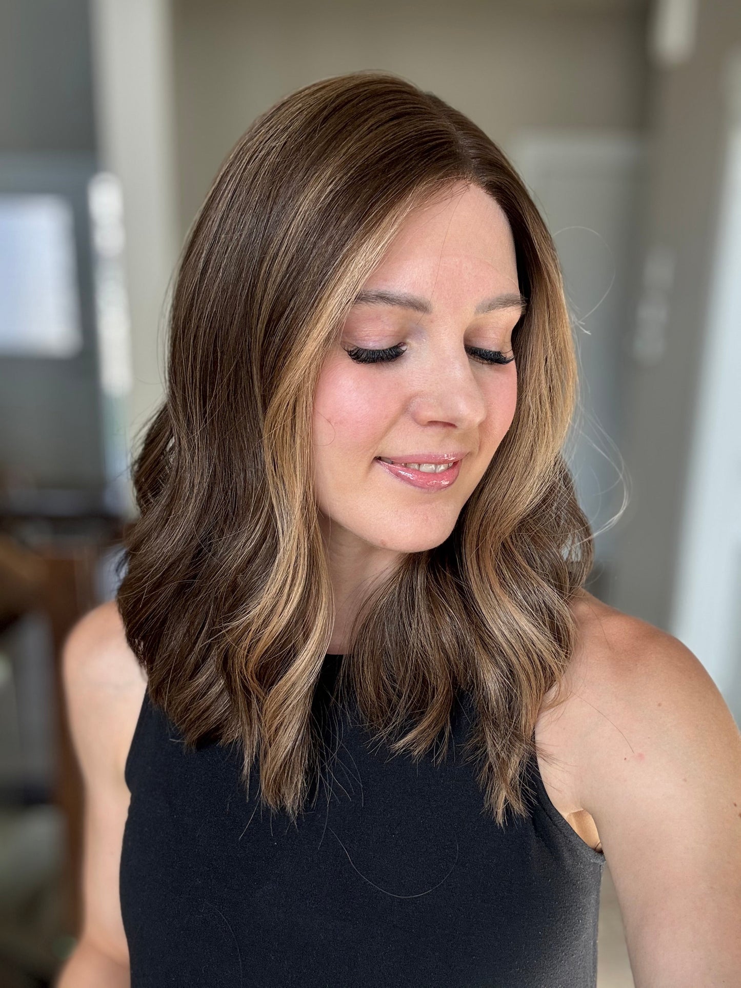 18" Penelope LOB Comfort Cap Lace Top Wig (S) (FINAL SALE)