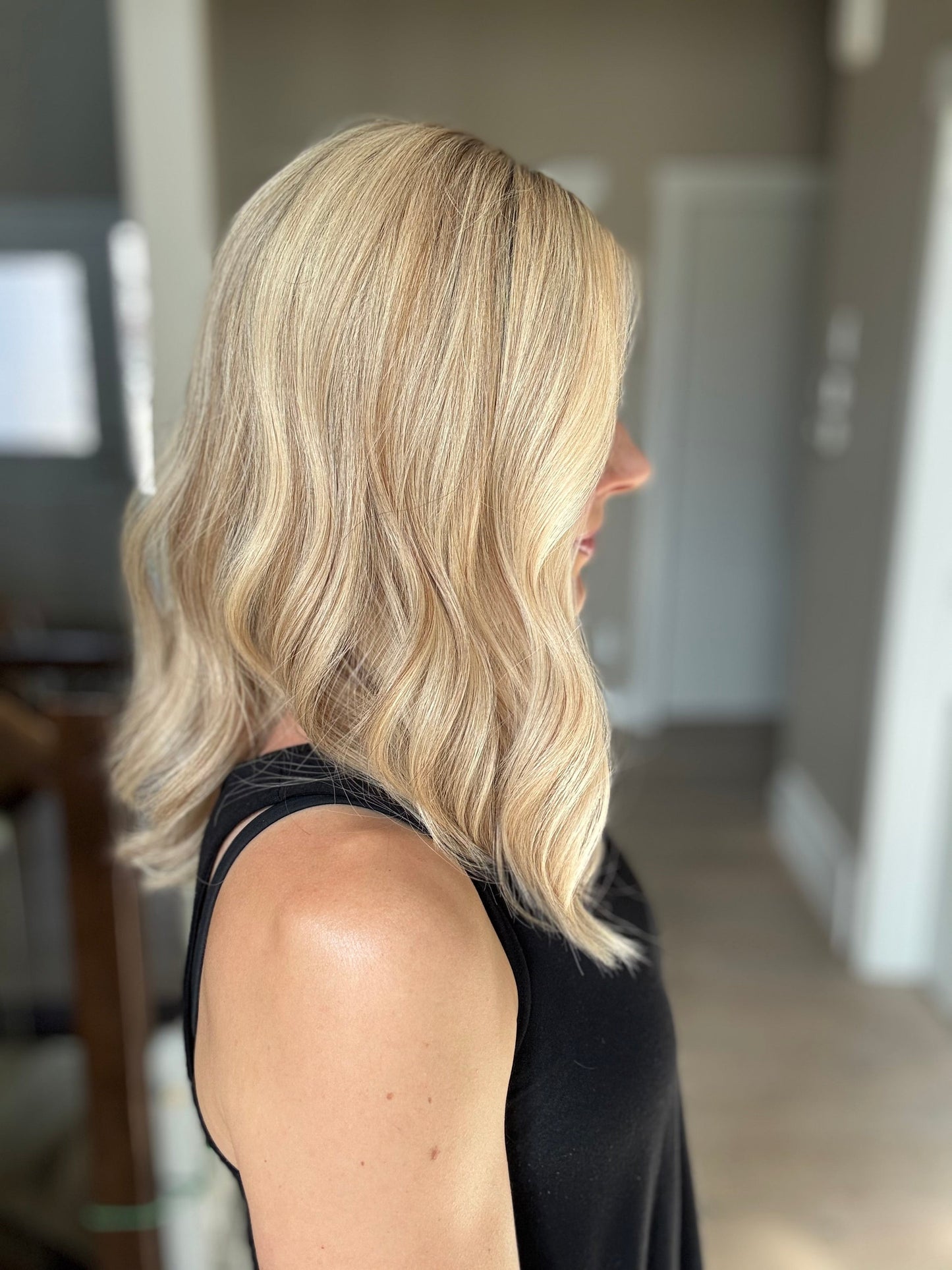 18" Cara LOB Comfort Cap Lace Top Wig (M)