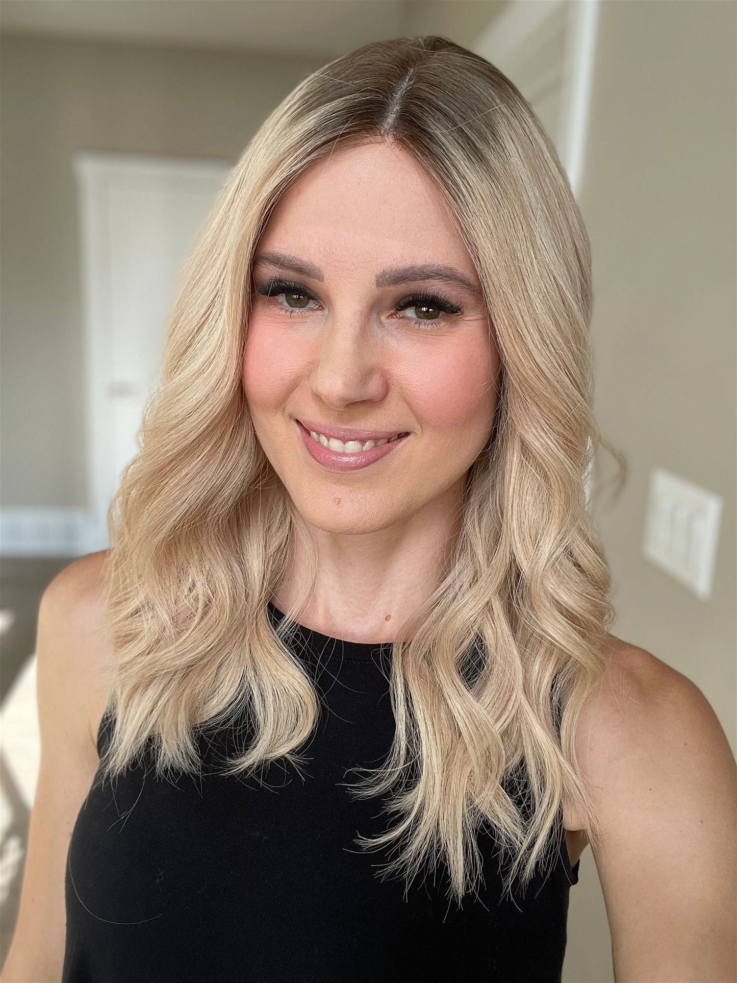 19" Rory Lob Comfort Cap Silk Top Wig (M)