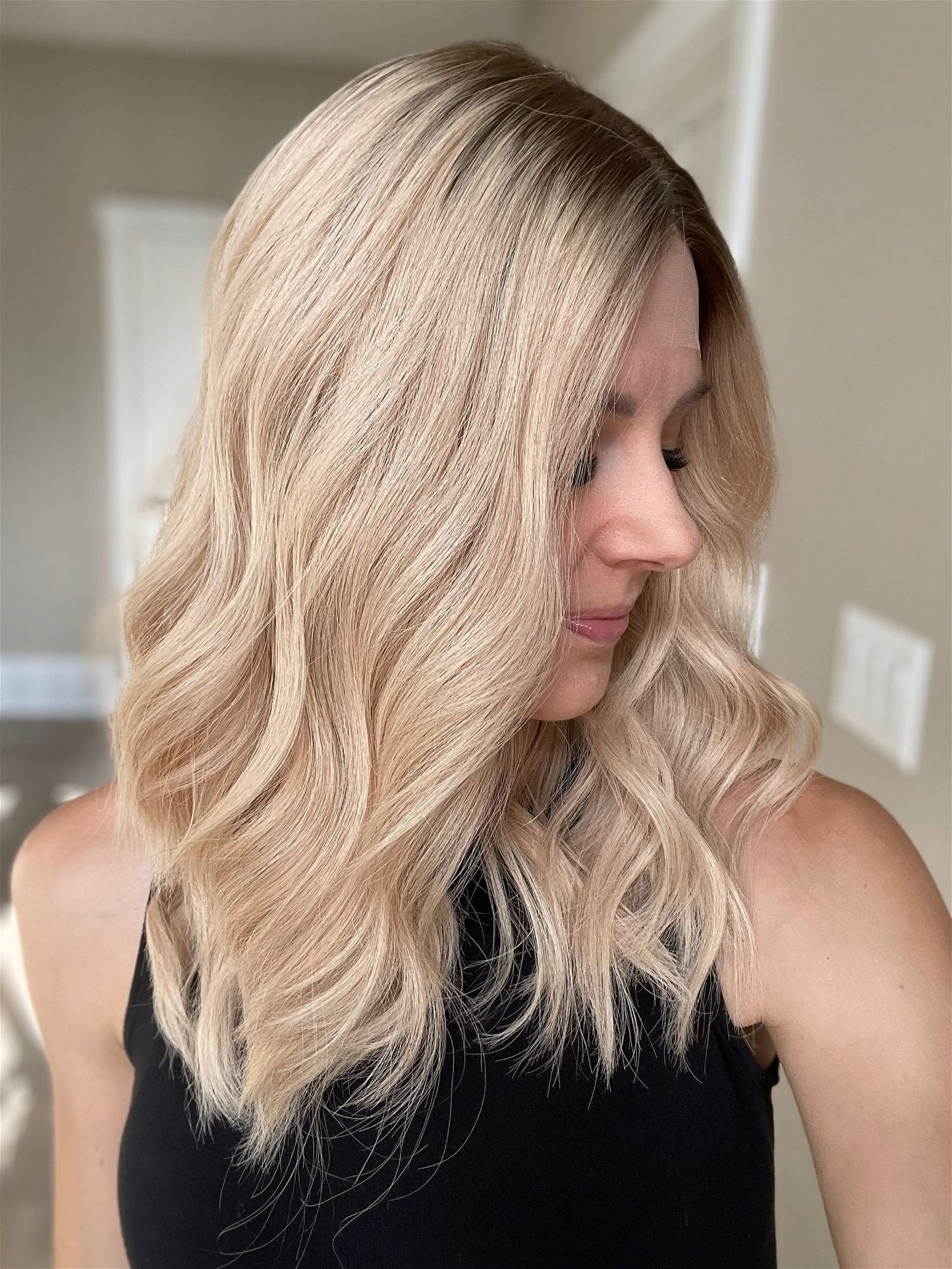 19" Rory Lob Comfort Cap Silk Top Wig (M)