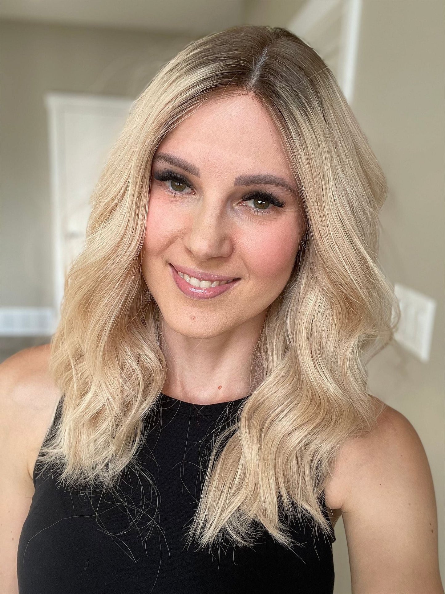 19" Rory Lob Comfort Cap Silk Top Wig (M)