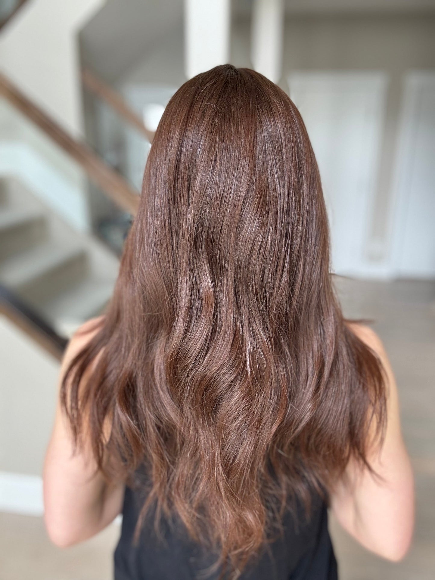 Euro Wig #4: 22" Warm Brown Comfort Cap (M)