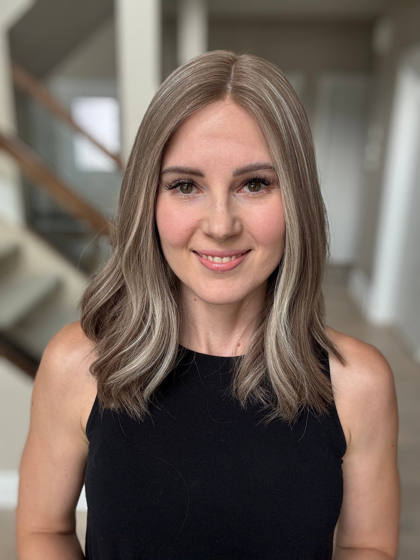 18" Jocelyn LOB Comfort Cap Silk Top Wig (S)