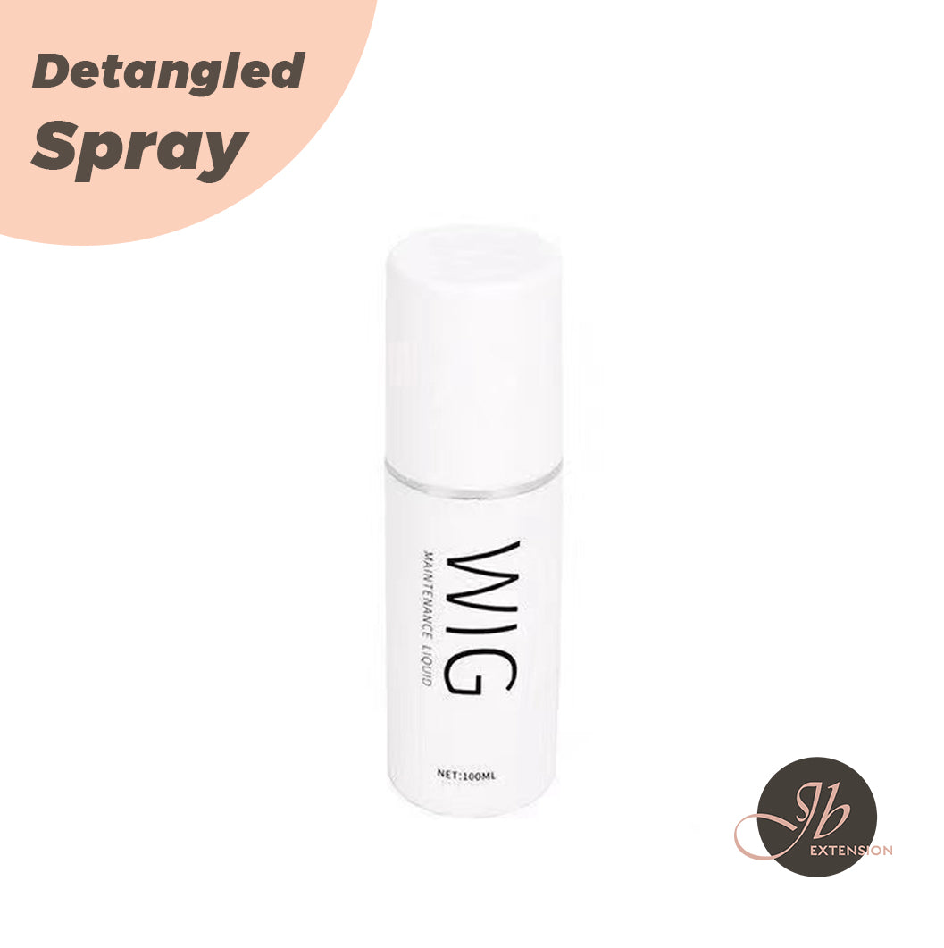 JBextension Detangled Spray Wig Softener Spray,100ml Anti Frizz Hair Spray for Synthetic Wig,Reduces Wig Tangles,Lightweight Wig Care Solution for Make Wig Easy Combing