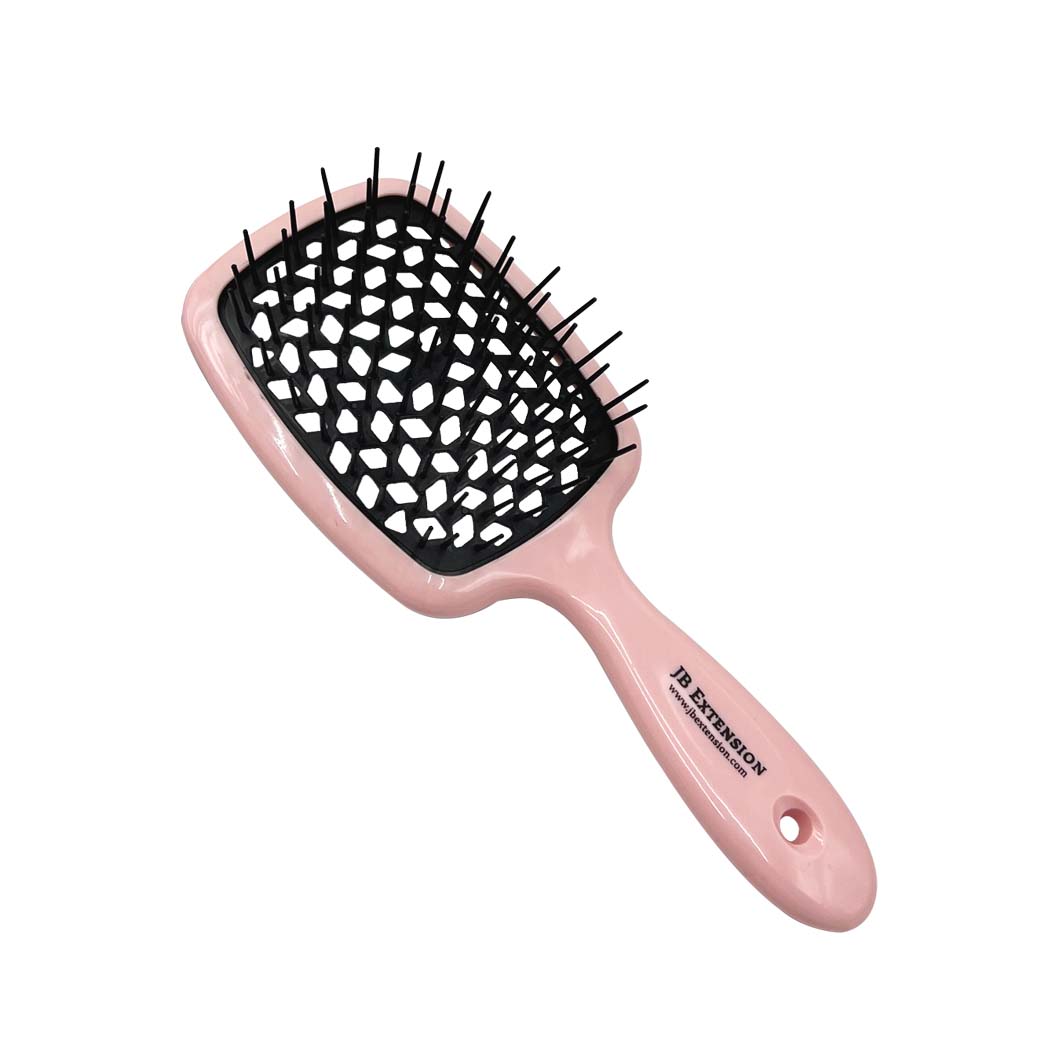JBextension Detangling Brush for Pain-Free Brushing on All Wet or Dry Hair Types Durable Anti-Static Bristles, Lightweight Handle, Vented Hair Brush