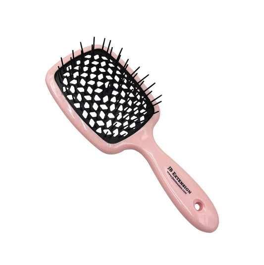 JBextension Detangling Brush for Pain-Free Brushing on All Wet or Dry Hair Types Durable Anti-Static Bristles, Lightweight Handle, Vented Hair Brush
