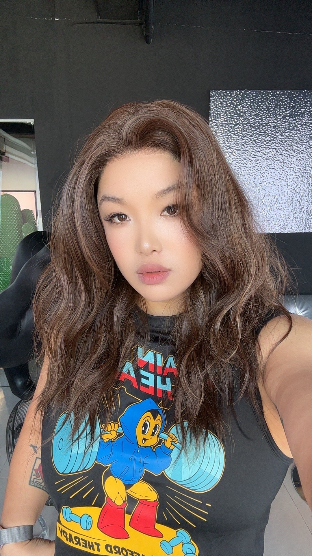 JBEXTENSION 22 Inches Chocolate Brown Pre-Cut Snowflake Lace Frontlace Glueless Wig INéS CHOCOLATE BROWN【PERMATEASE】【BENDY EAR TABS】- M/L