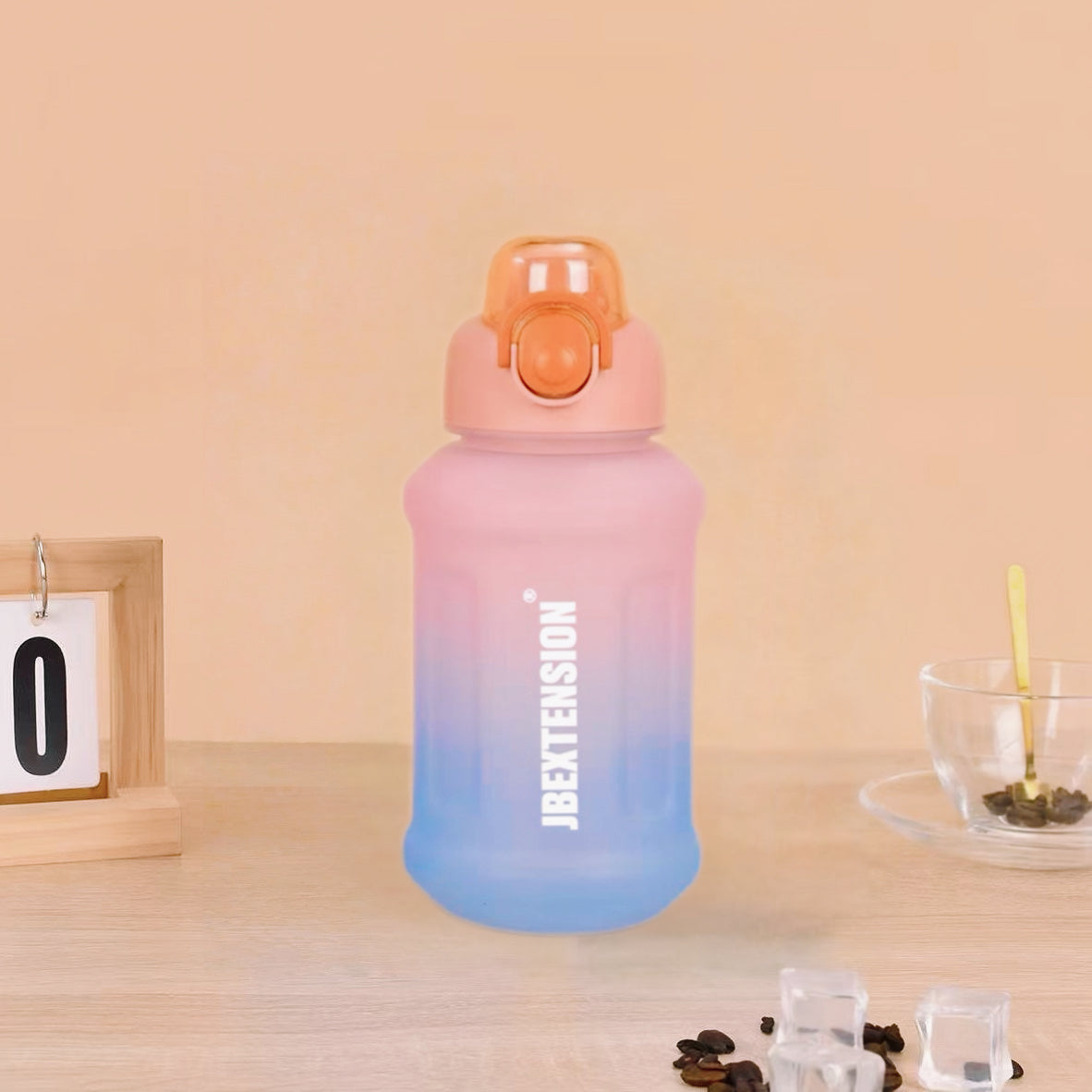 JBEXTENSION Limited Edition Sports Water Bottle with Straw for Fitness, Gym, and Outdoor Sports 800ml