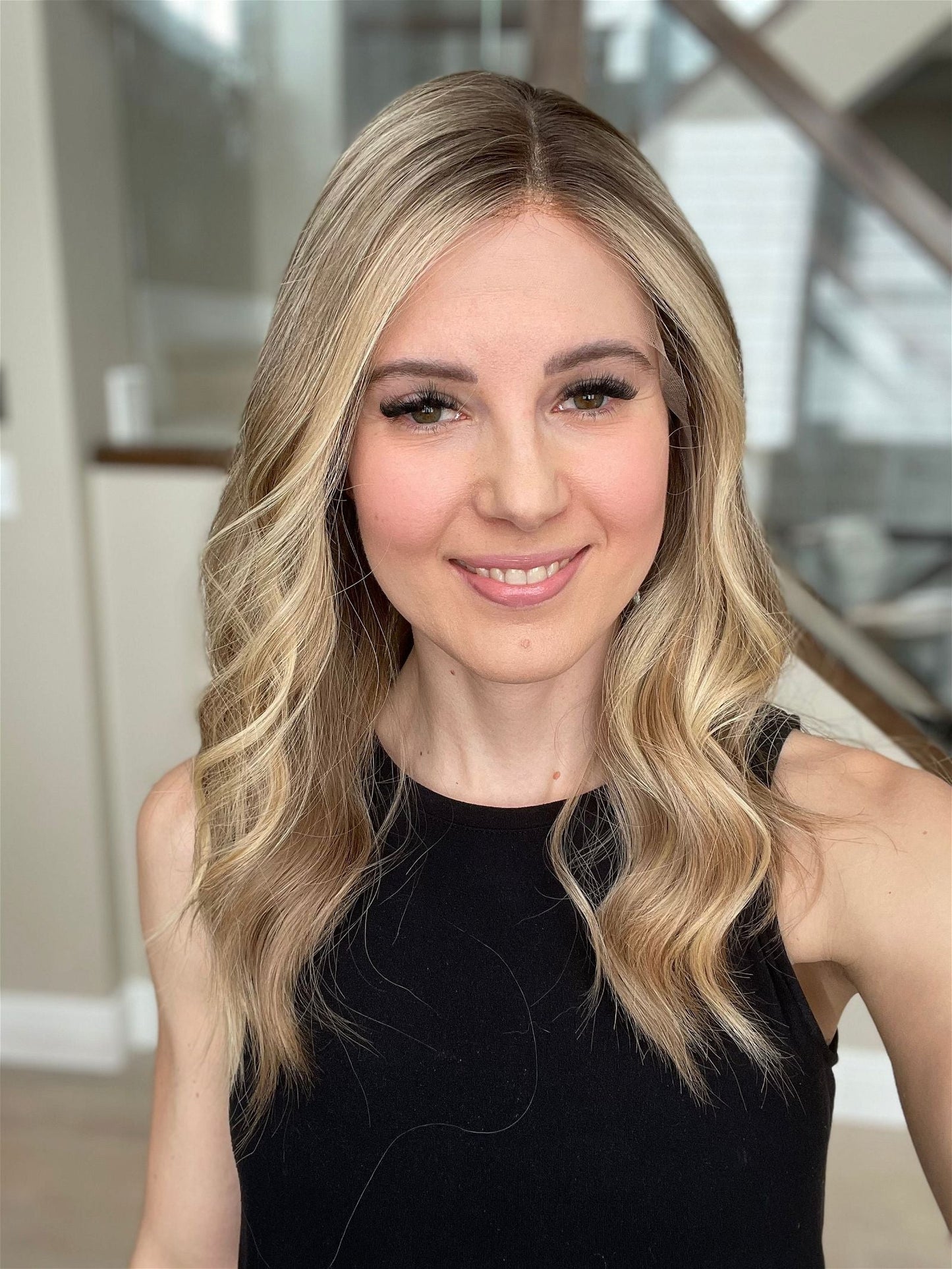 21" Janine Luxury Cap Lace Top Wig (M)