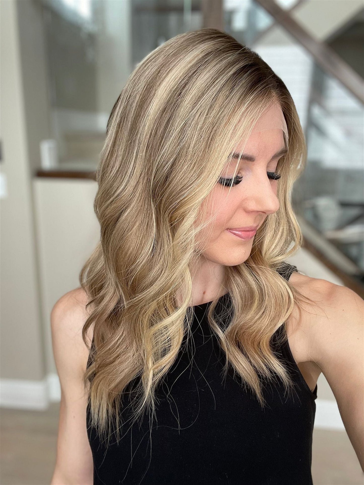 21" Janine Luxury Cap Lace Top Wig (M)