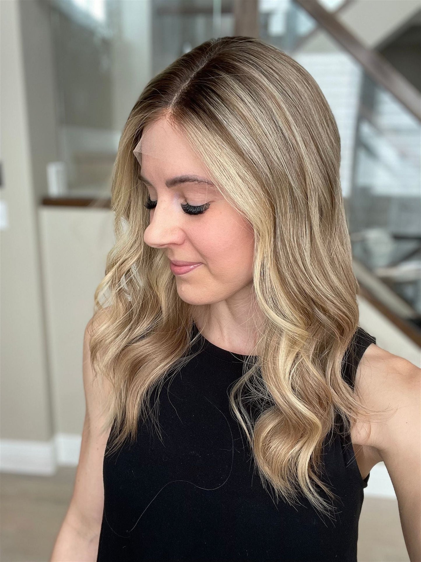 21" Janine Luxury Cap Lace Top Wig (M)