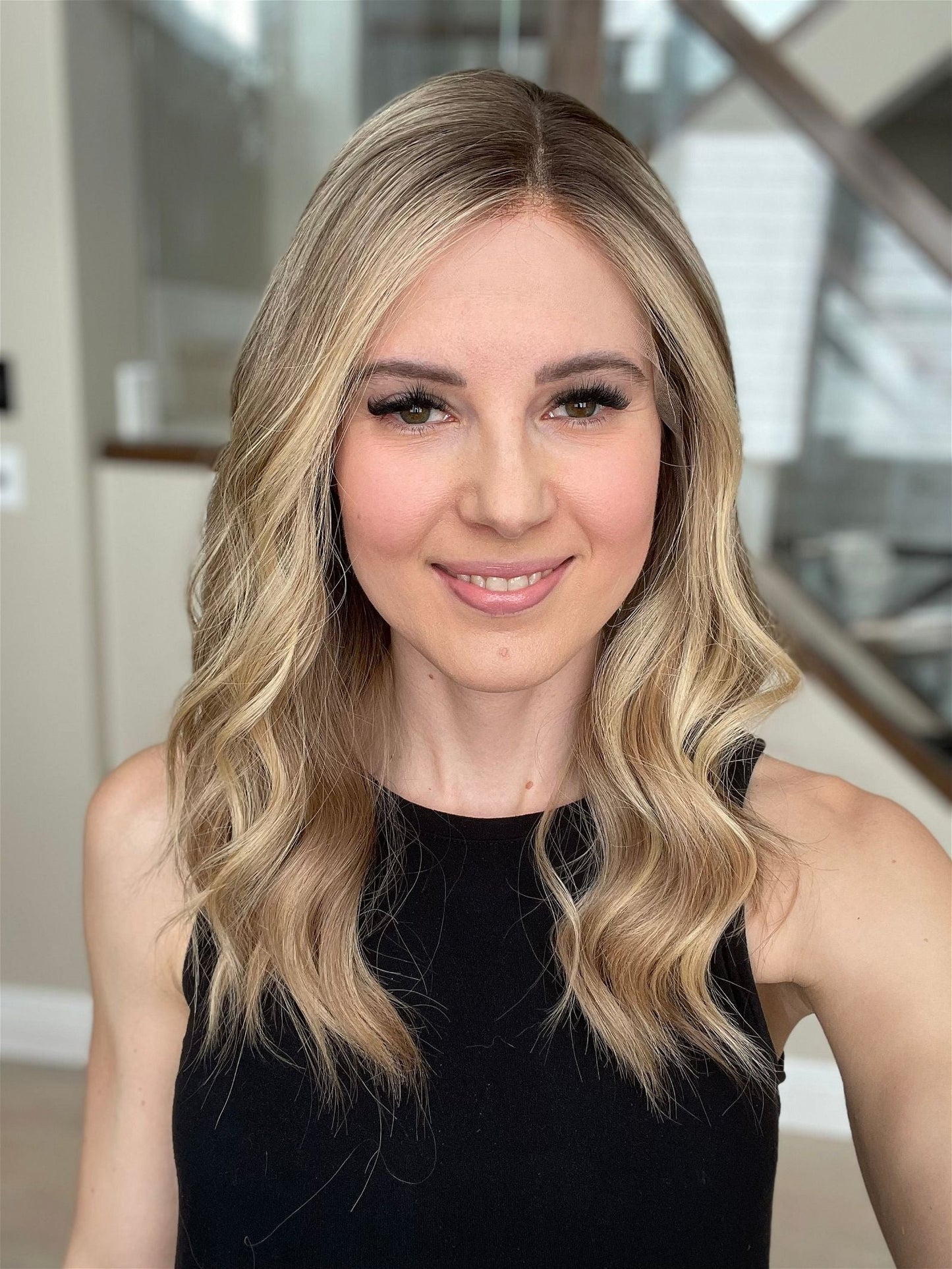 21" Janine Luxury Cap Lace Top Wig (M)