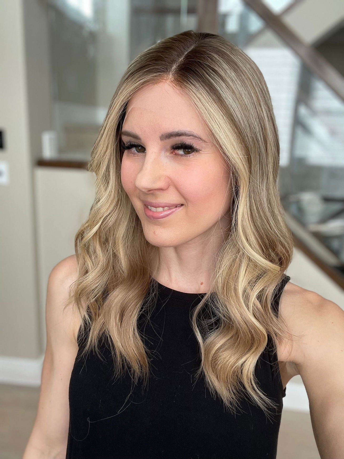 21" Janine Luxury Cap Lace Top Wig (M)