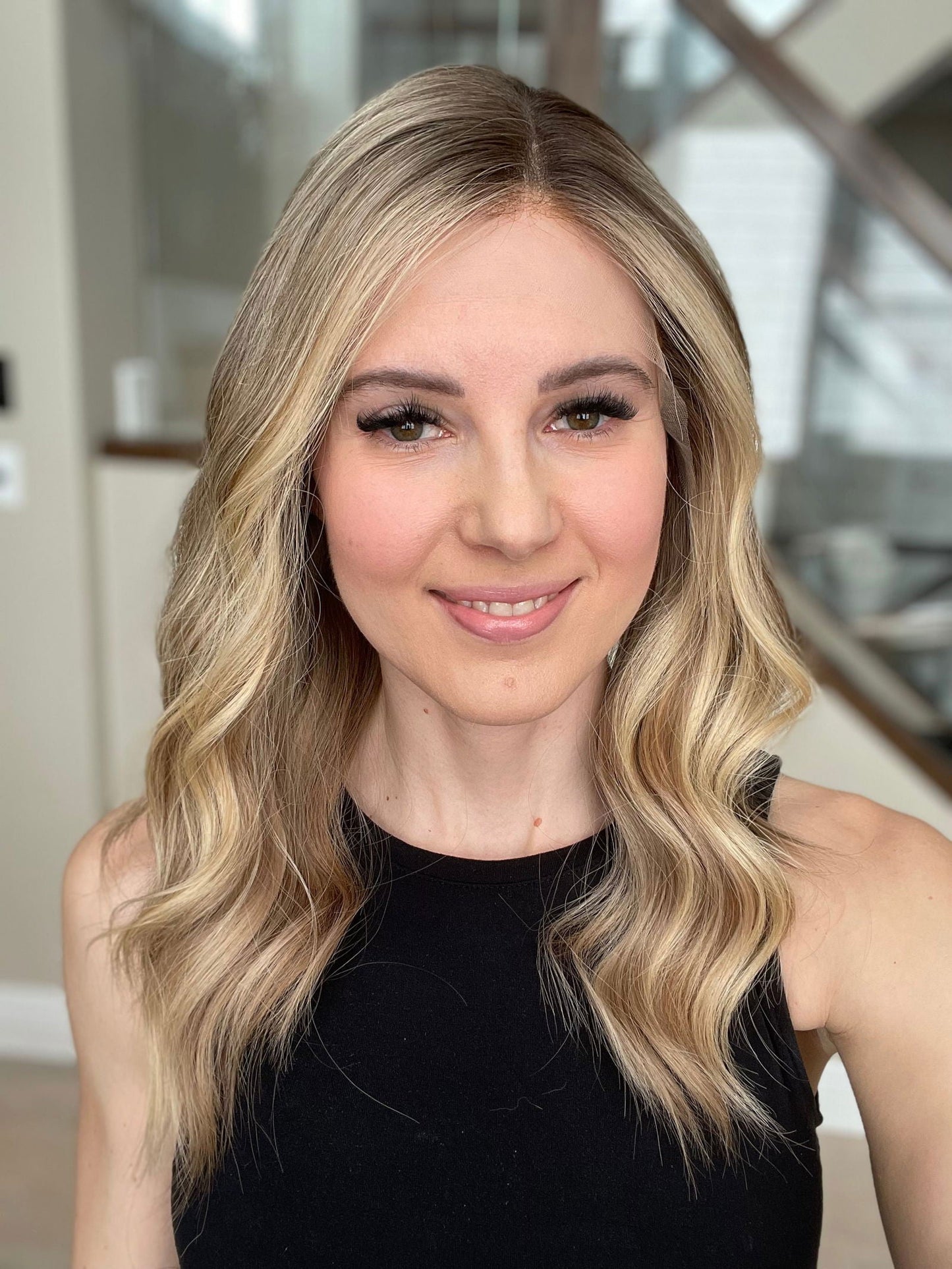 21" Janine Luxury Cap Lace Top Wig (M)