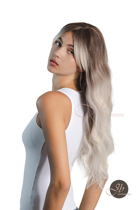 JBEXTENSION 26 Inches Light Blonde Body Wave Women Wig JADEN