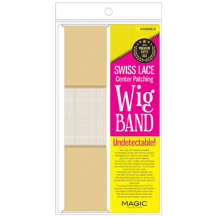 Magic Collection Swiss Lace Wig Band - CENTER PATCHING