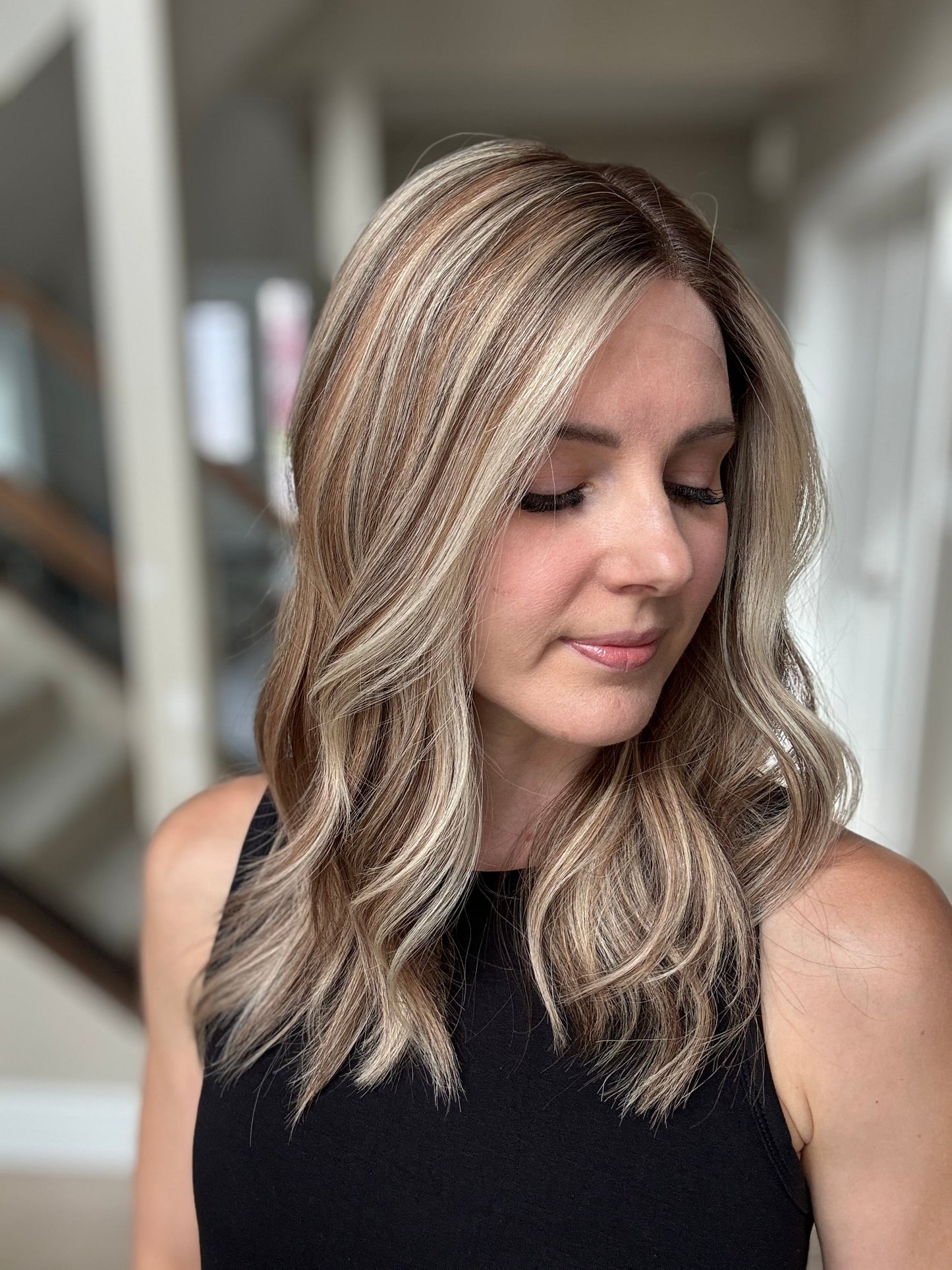 20" Anniston Comfort Cap Lace Top Wig (M) (FINAL SALE)