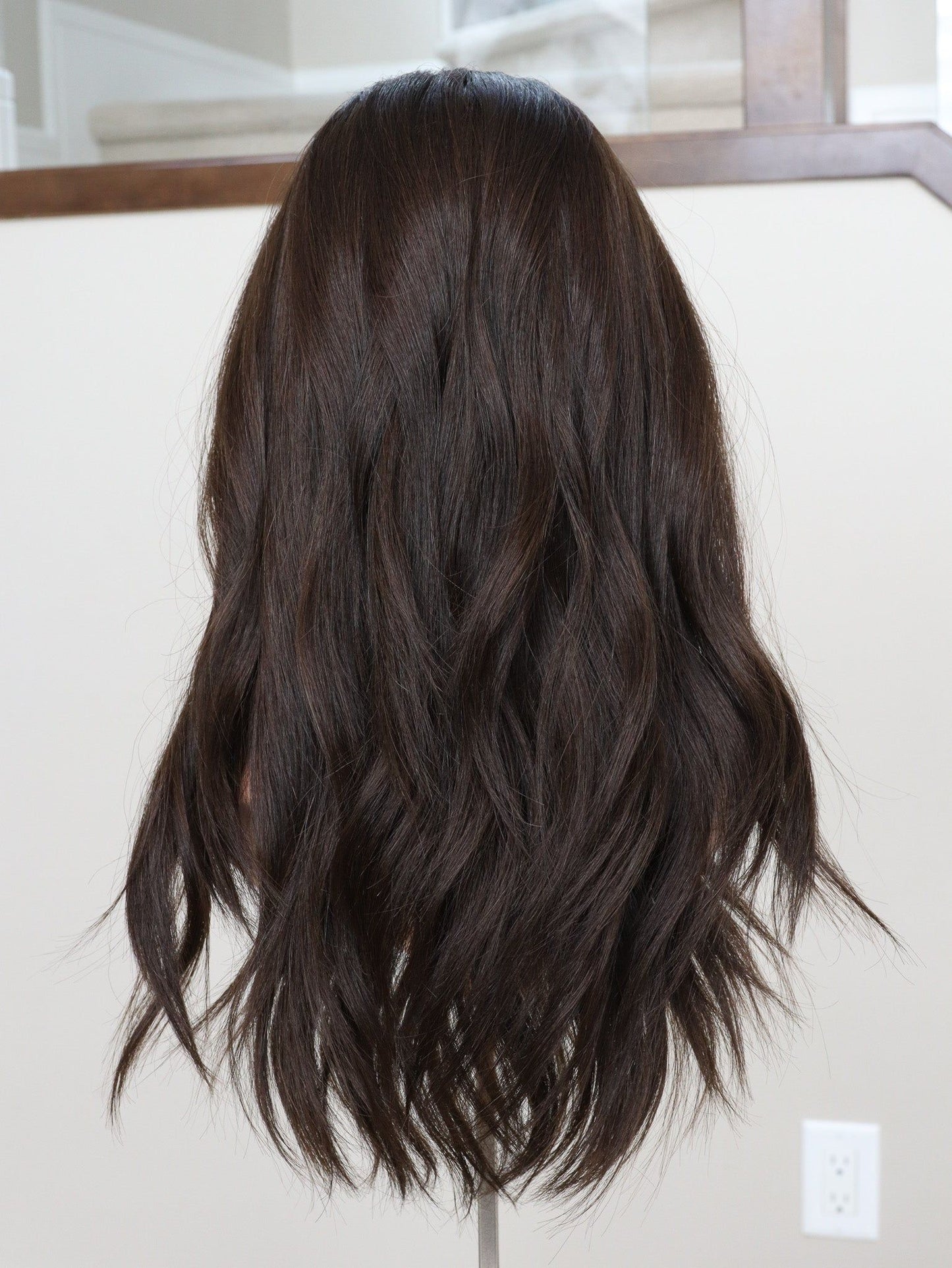 22" Dark Brown Bandfall Active Wig (M)
