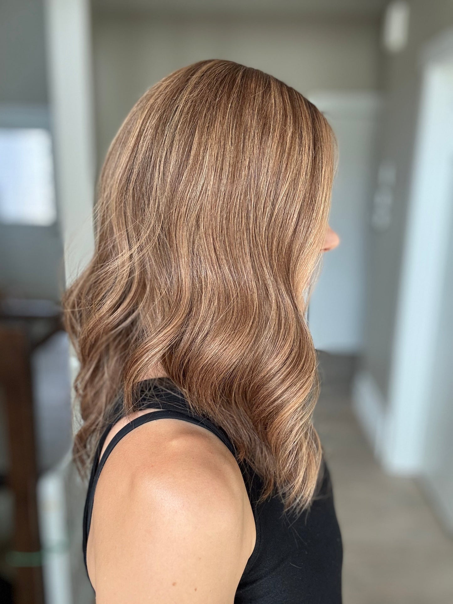 18" Elana LOB Comfort Cap Lace Top Wig (M) (FINAL SALE)