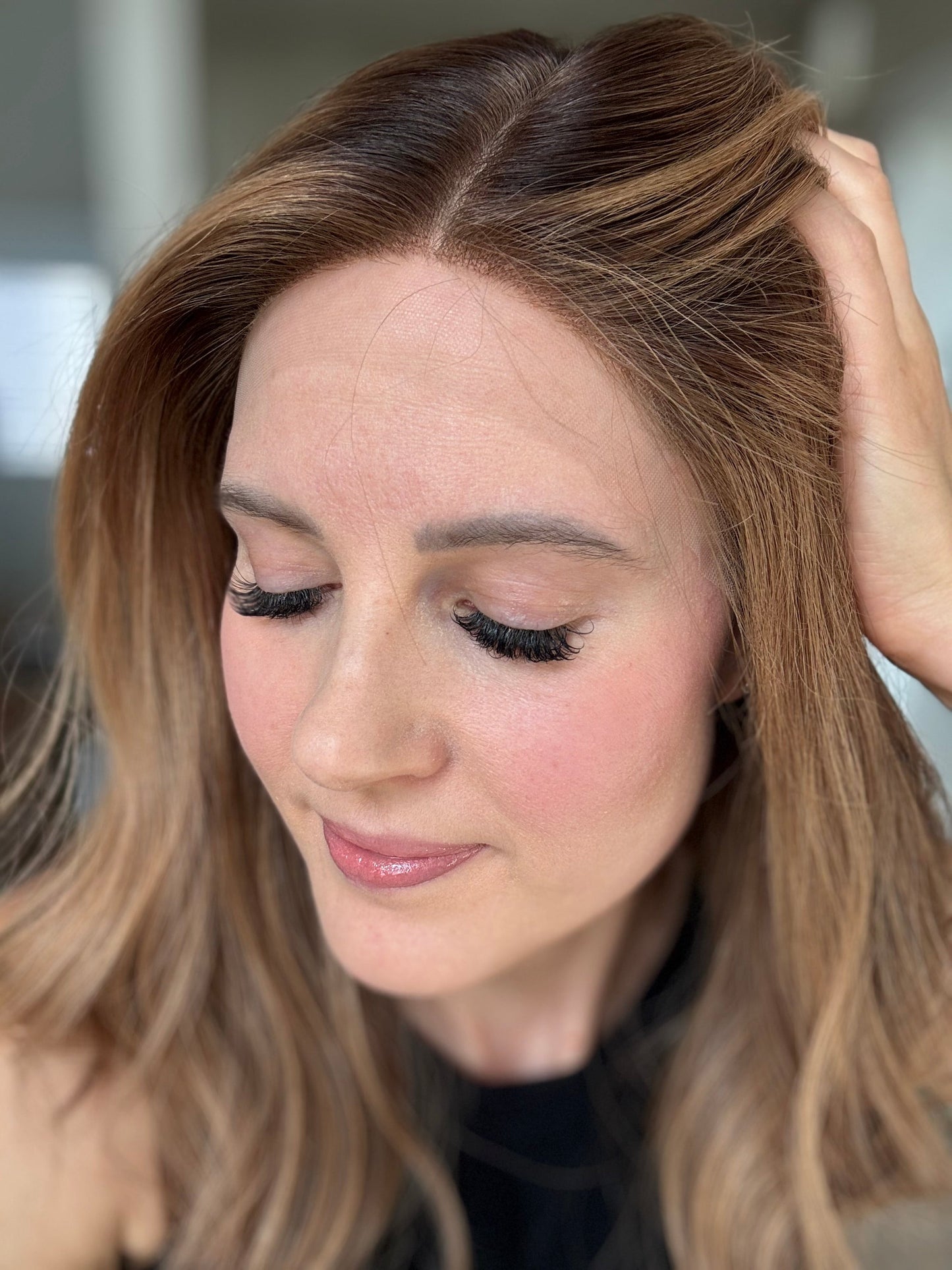 18" Elana LOB Comfort Cap Lace Top Wig (M) (FINAL SALE)