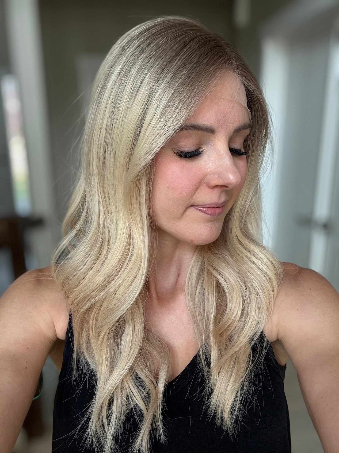 22" Hillary Comfort Cap Lace Top Wig (M) (FINAL SALE)