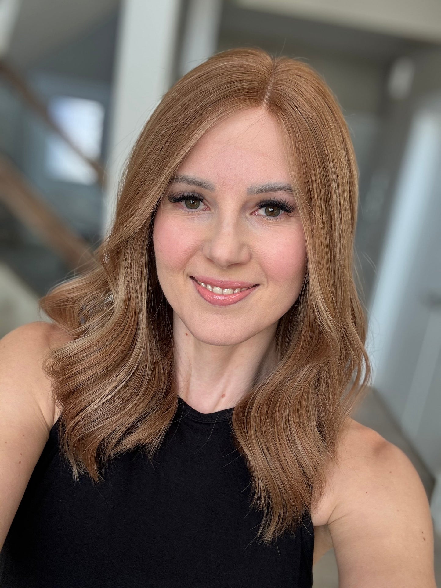 18" Monika LOB Comfort Cap Lace Top Wig (S) (FINAL SALE)