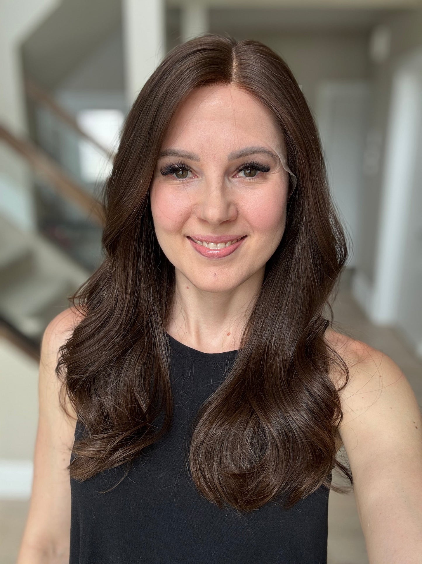 Euro Wig #13: 20" Medium Brown Luxury Cap (S)