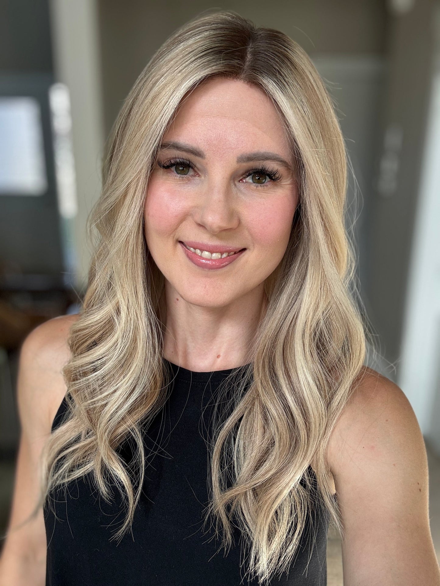 22" Olivia Comfort Cap Lace Top Wig (M)