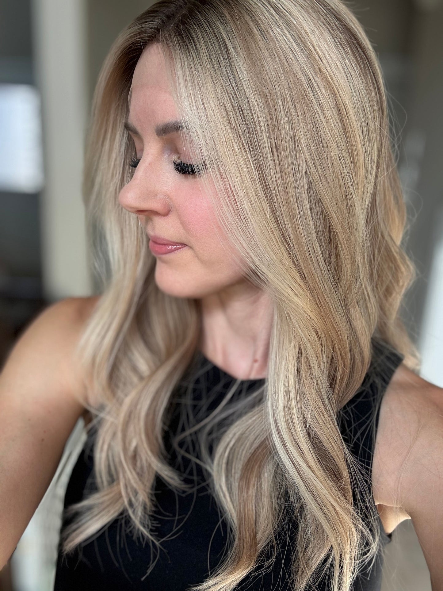 22" Olivia Comfort Cap Lace Top Wig (M)