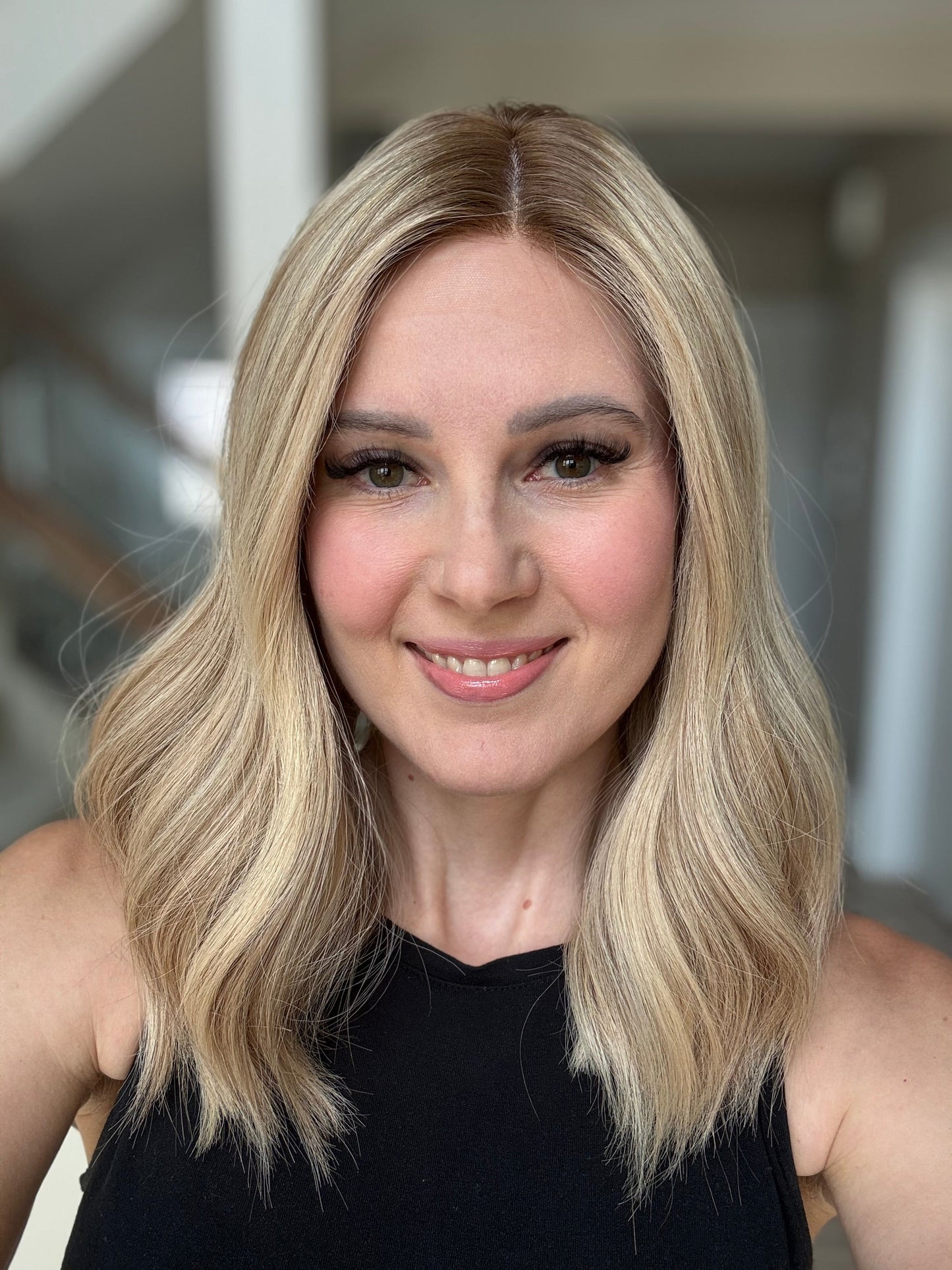 18" Cara LOB Comfort Cap Silk Top Wig (S)