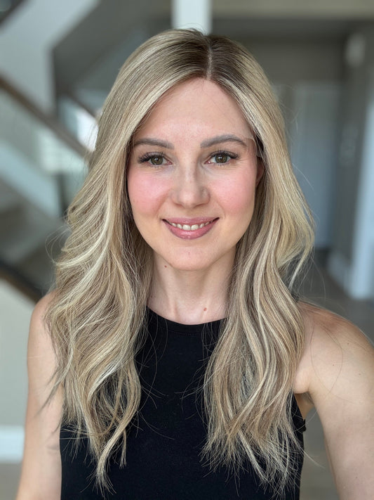 22" Olivia Comfort Cap Lace Top Wig (M) (FINAL SALE)