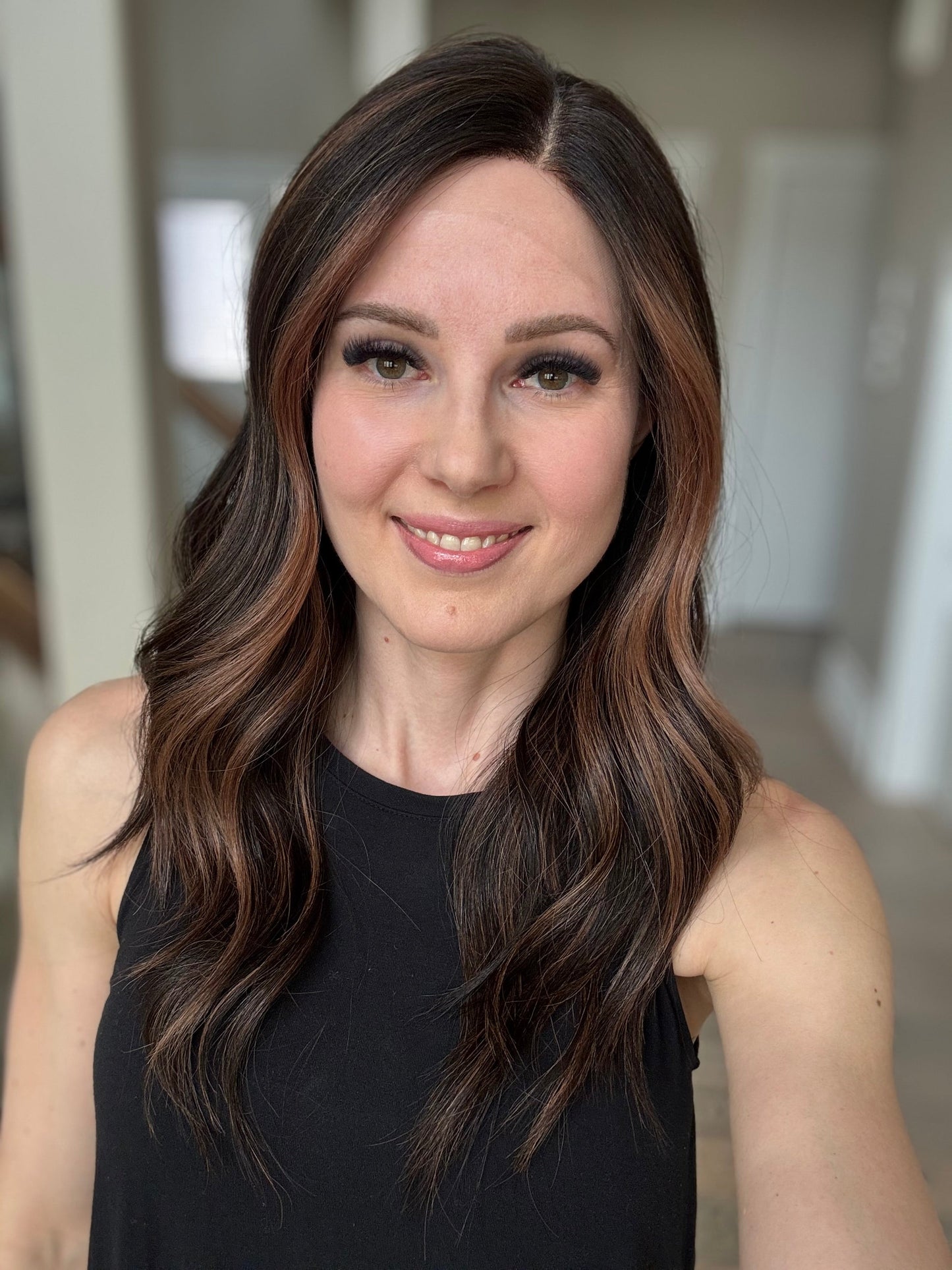 22" Larissa Comfort Cap Lace Top Wig (S)