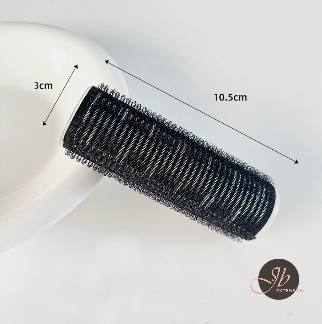 JBEXTENSION 1 Pcs Long Hair Rollers for Bangs Aluminum Core Curlers Thermal Self Grip Roller for Short, Long and Medium Hair Women Hairstyle