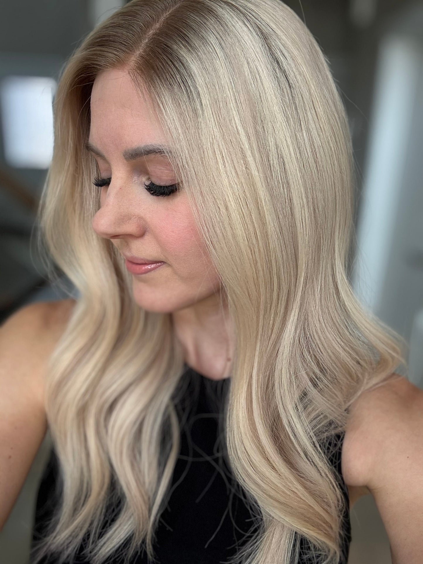 22" Haley Comfort Cap Lace Top Wig (S)