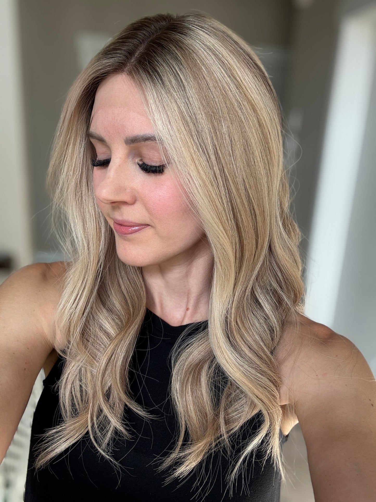 22" Olivia Comfort Cap Lace Top Wig (M)