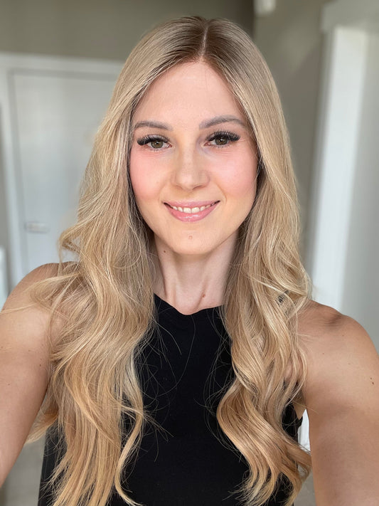 24" Melina Luxury Cap Lace Top Wig (M) (FINAL SALE)