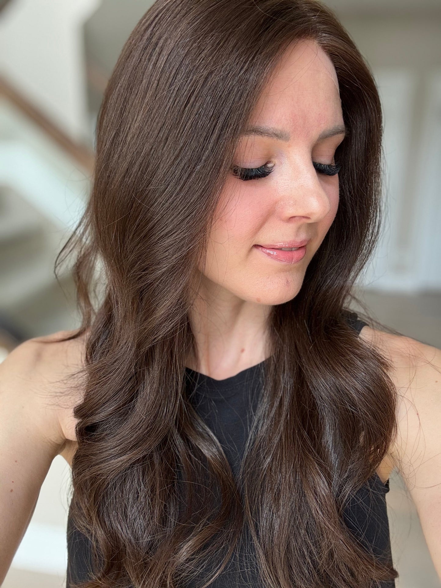 Euro Wig #3: 22" Dark Brown Comfort Cap (M)