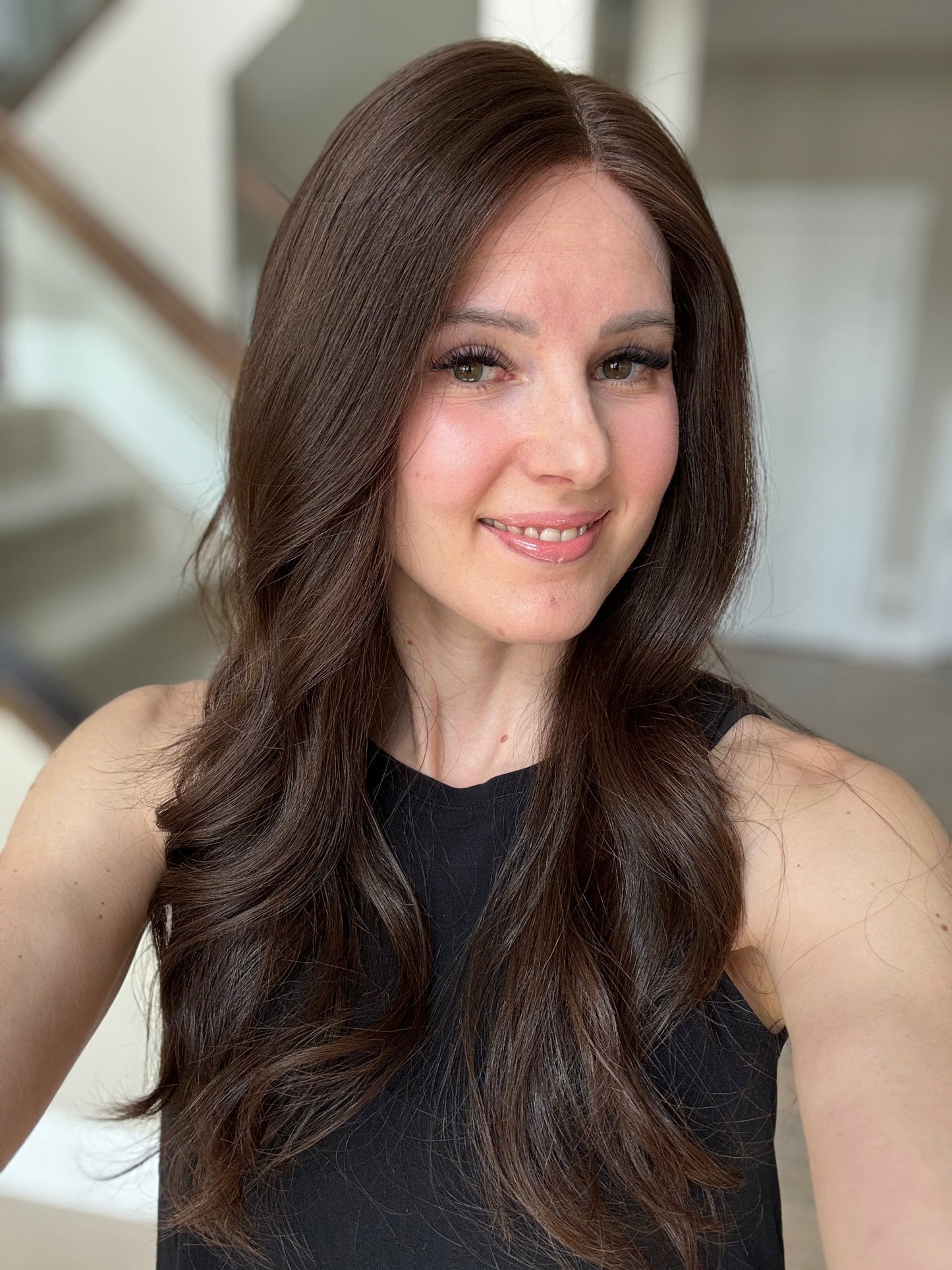 Euro Wig #3: 22" Dark Brown Comfort Cap (M)