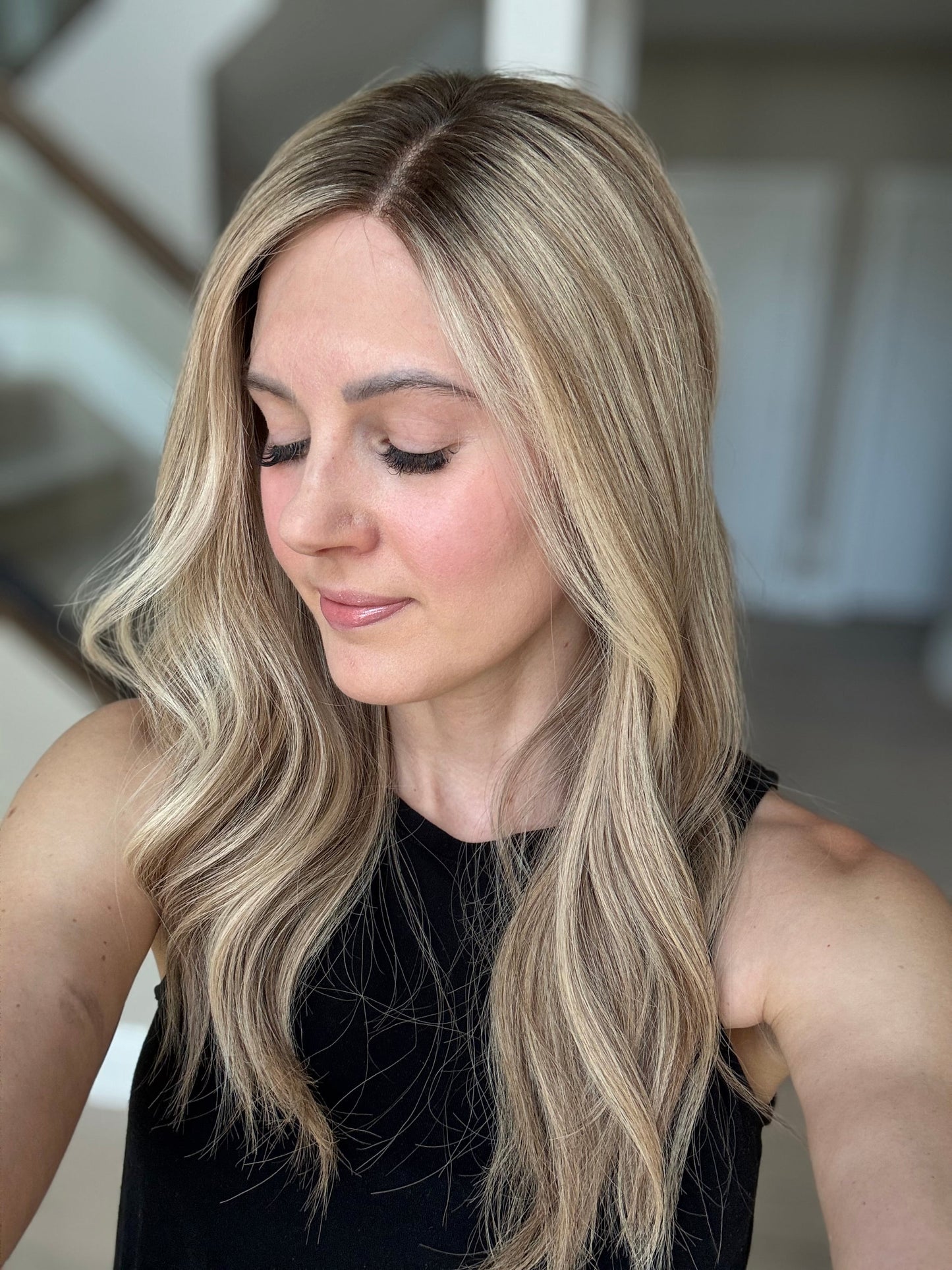 22" Olivia Comfort Cap Lace Top Wig (M) (FINAL SALE)