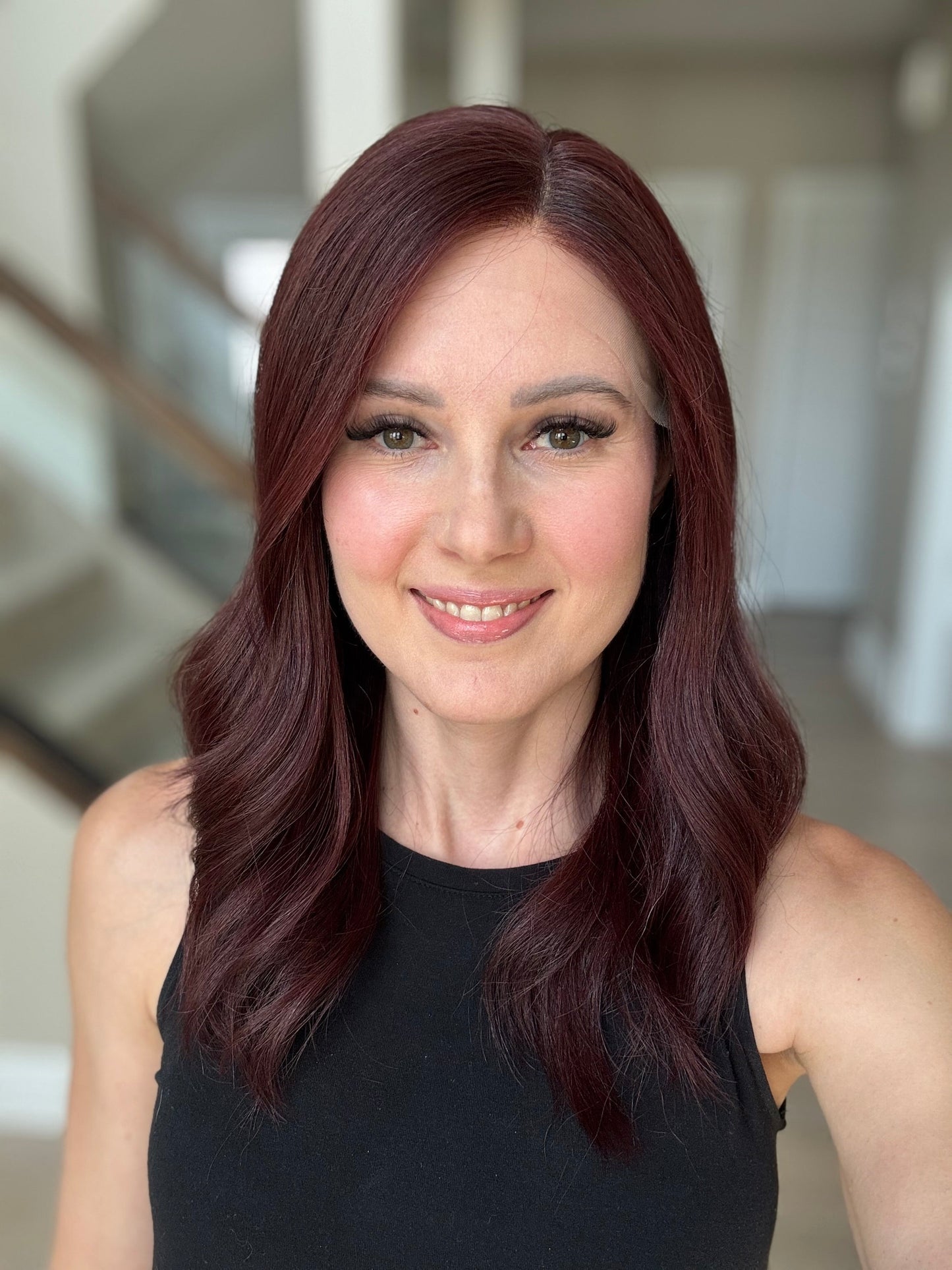 20" Violet Comfort Cap Lace Top Wig (XS)