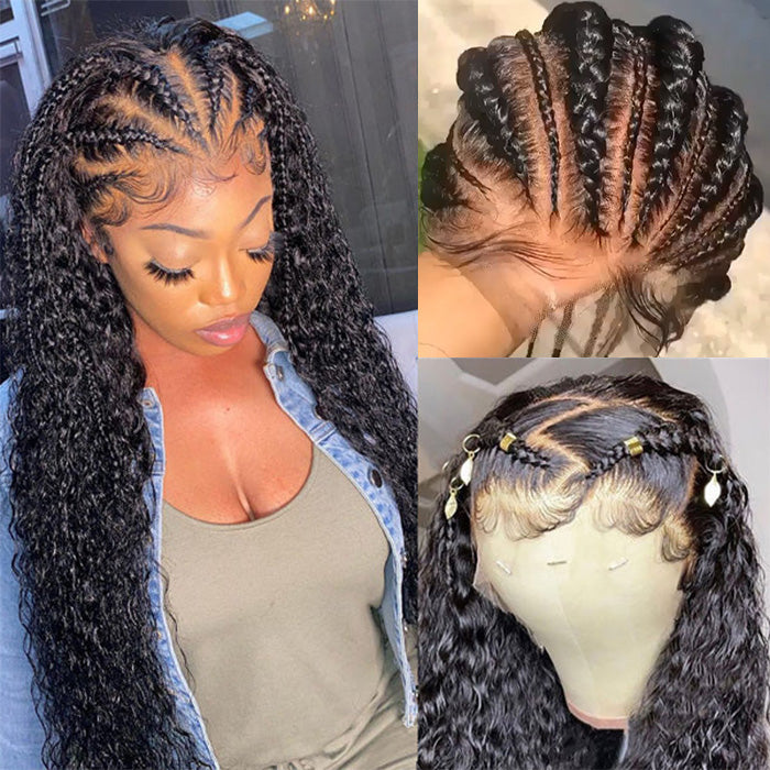 Hermosa Hair Full Lace Part Anywhere Body Wave / Straight / Curly Invisi-String Snug Fit HD Lace Human Hair Wigs