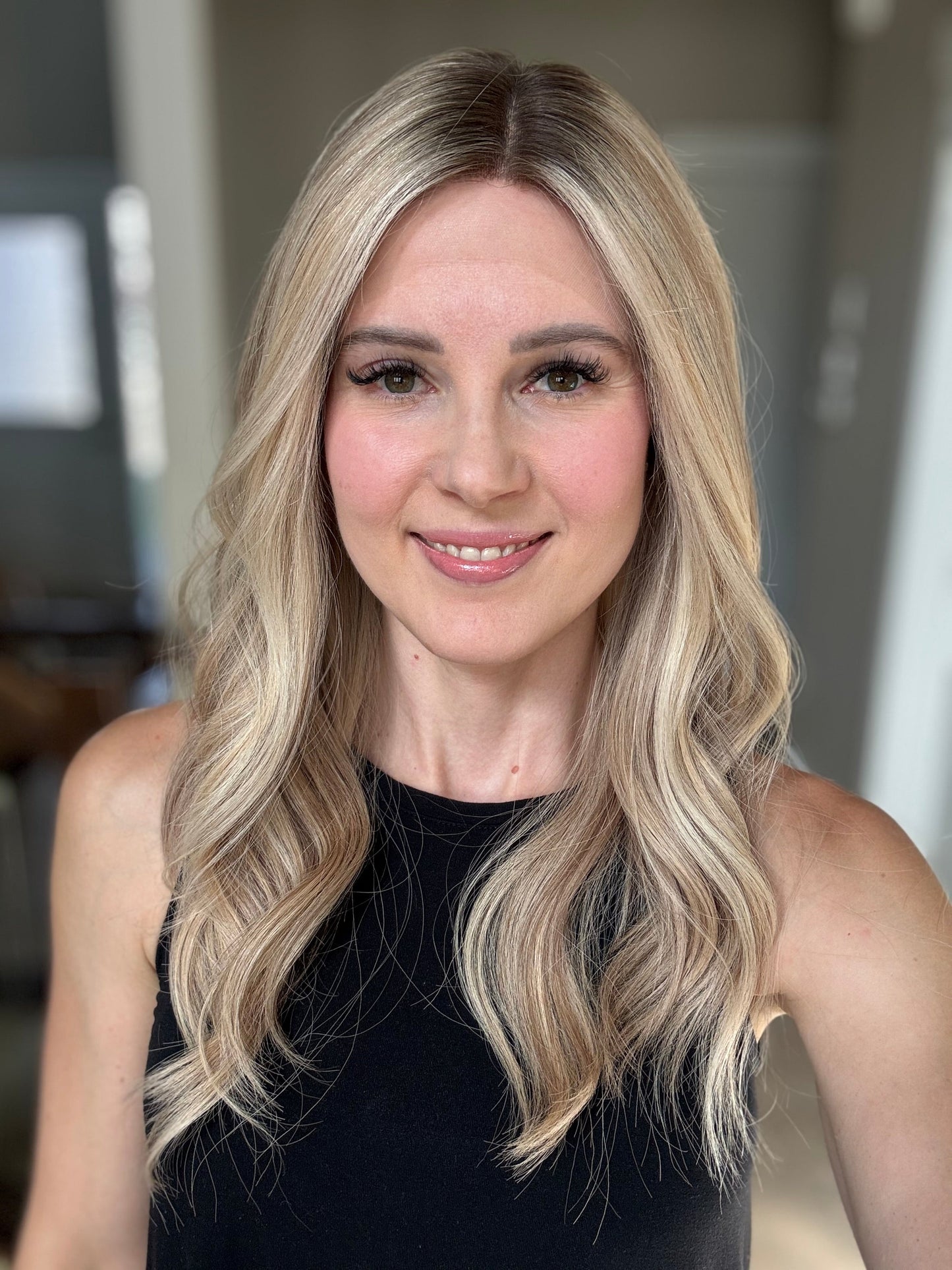 22" Olivia Comfort Cap Lace Top Wig (M)