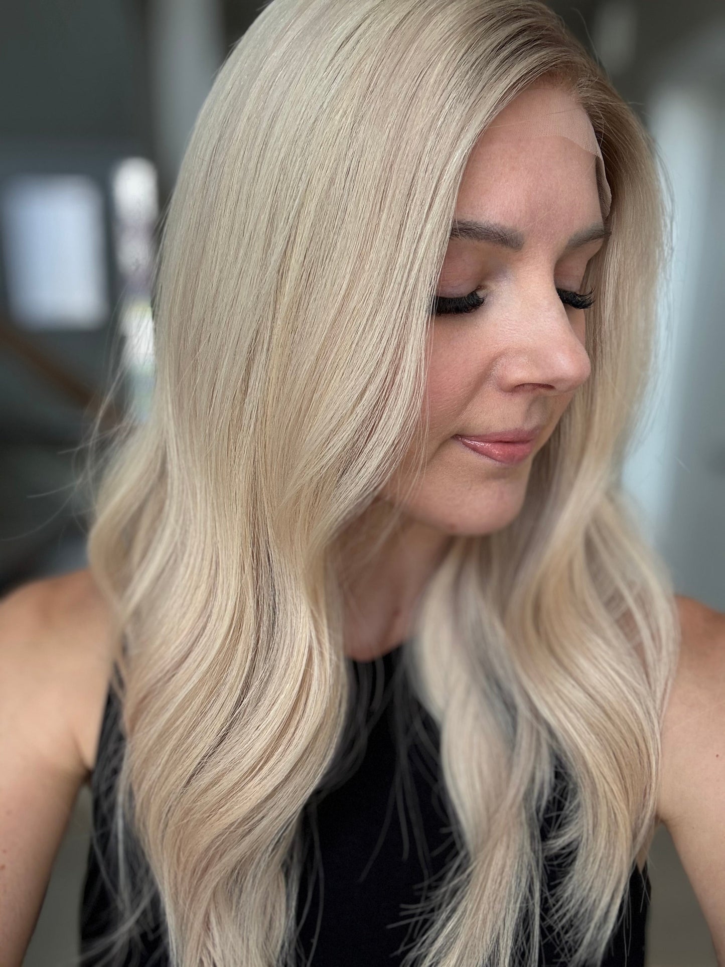 22" Haley Comfort Cap Lace Top Wig (M)