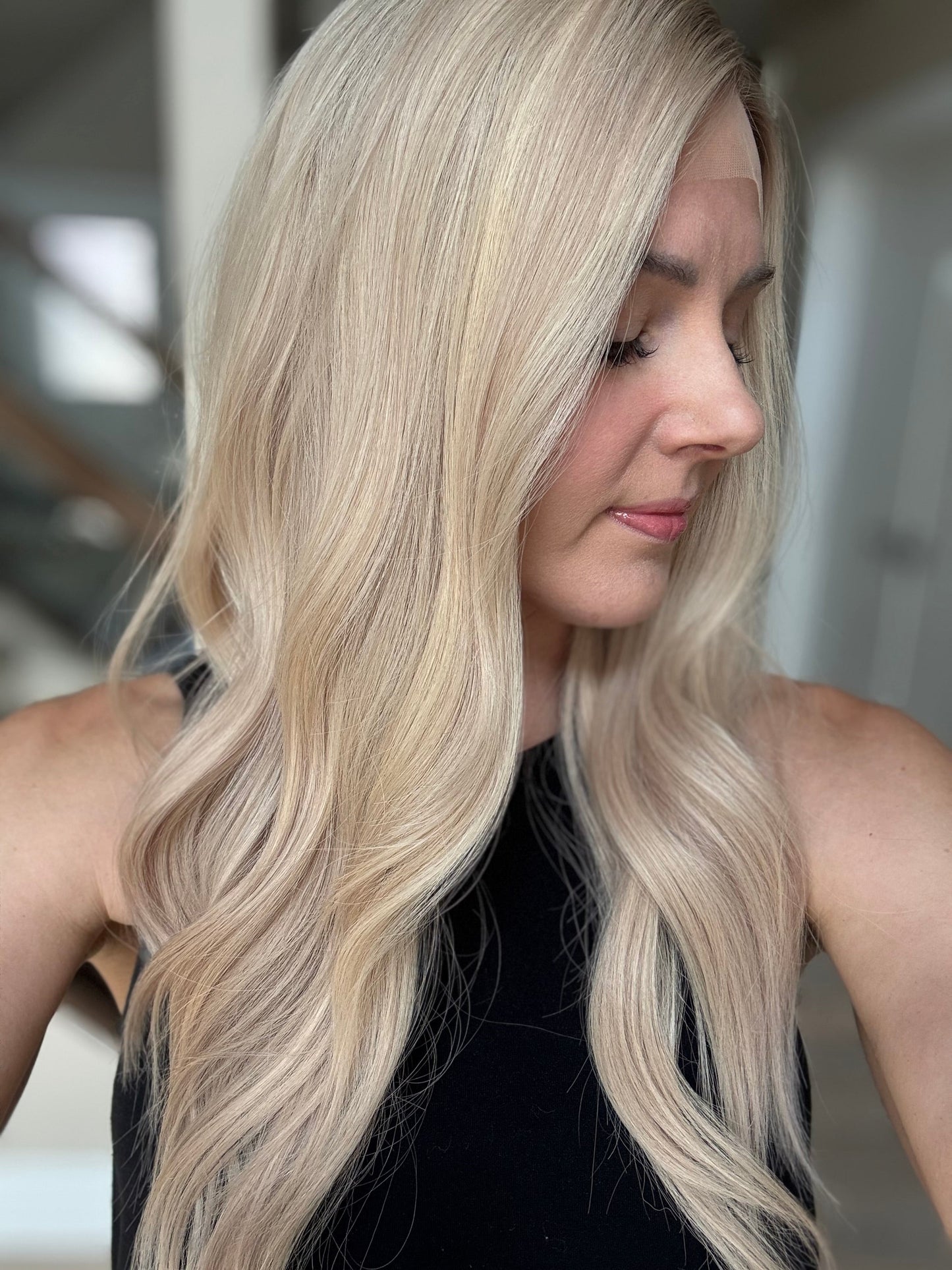 24" Haley Comfort Cap Lace Top Wig (S)