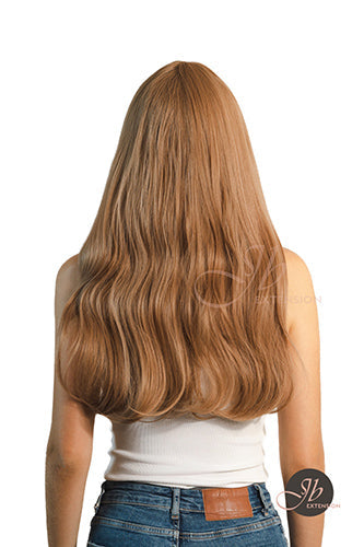 JBEXTENSION 24 Inches Blonde Curly Wig With Bangs LORAINE