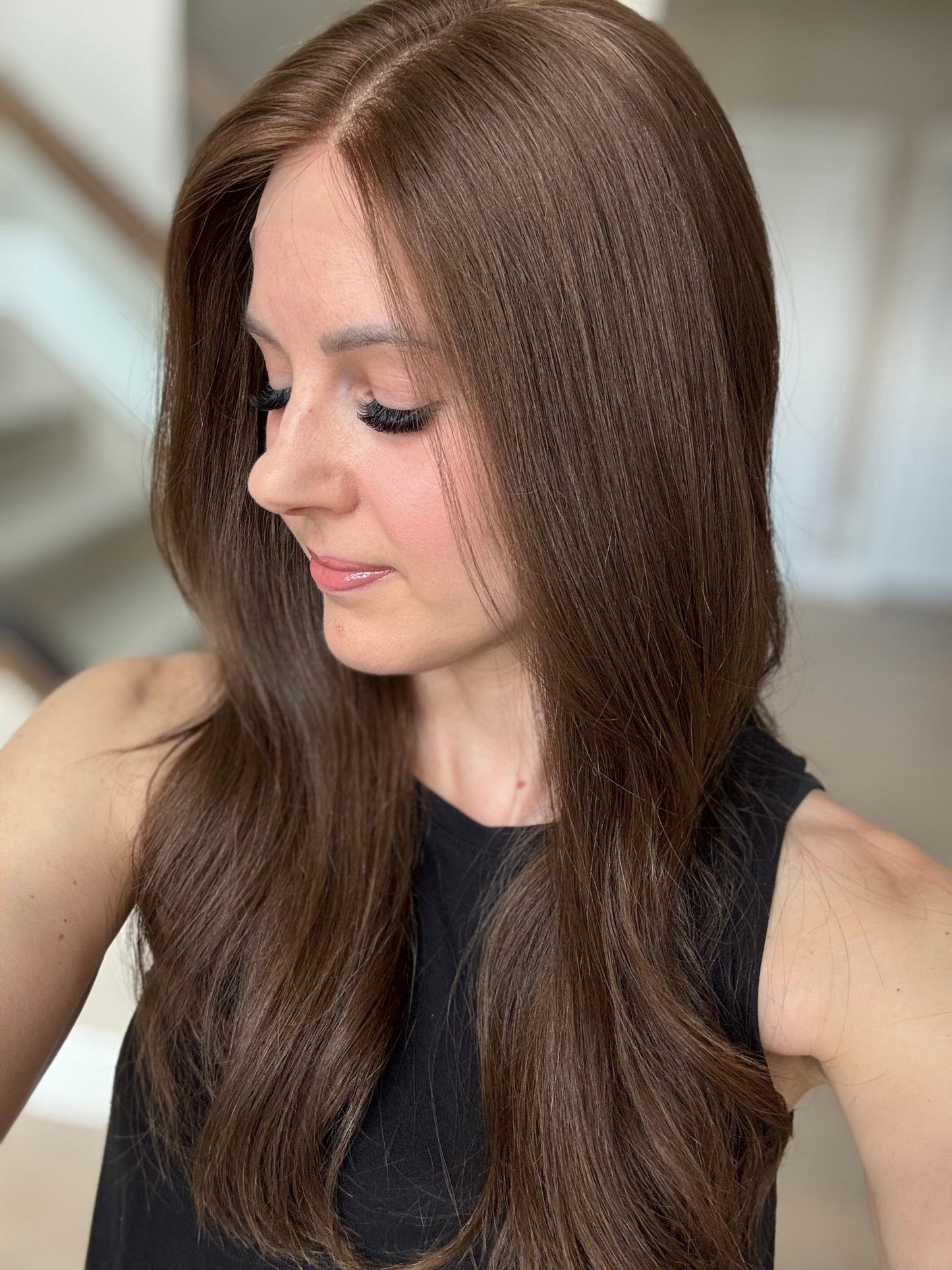 Euro Wig #2: 20" Medium Brown Comfort Cap (S/M)