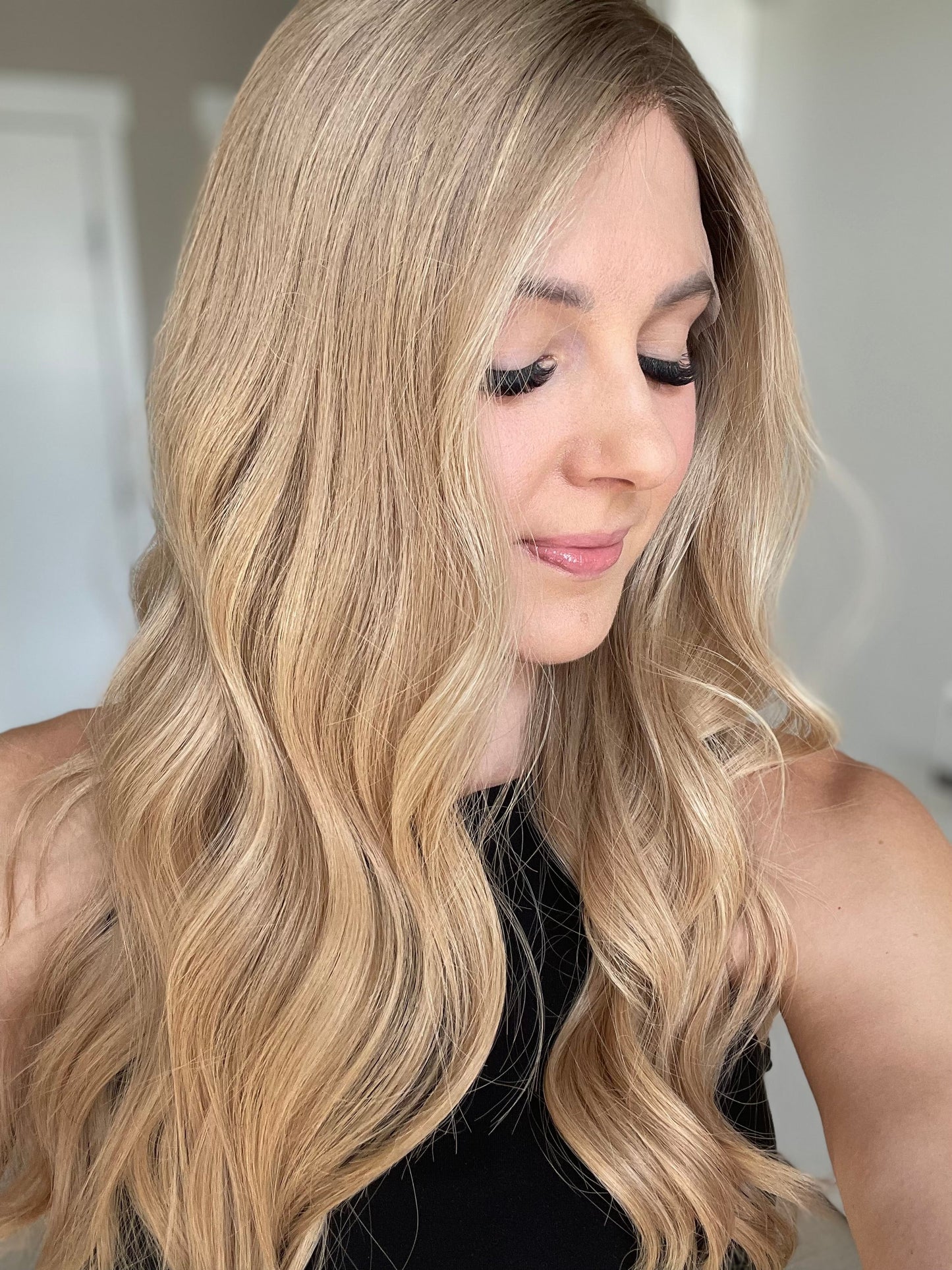 24" Melina Luxury Cap Lace Top Wig (M) (FINAL SALE)