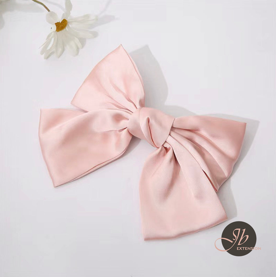 JBextension Silky Satin Hair Bow Clips Big Bowknot Claw Hair Clip French Barrettes Accessories for Women Girls