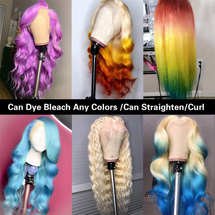 #613 Blonde Body Wave Pull Go Drawstring 13x6 Full Lace Front Glueless Wig